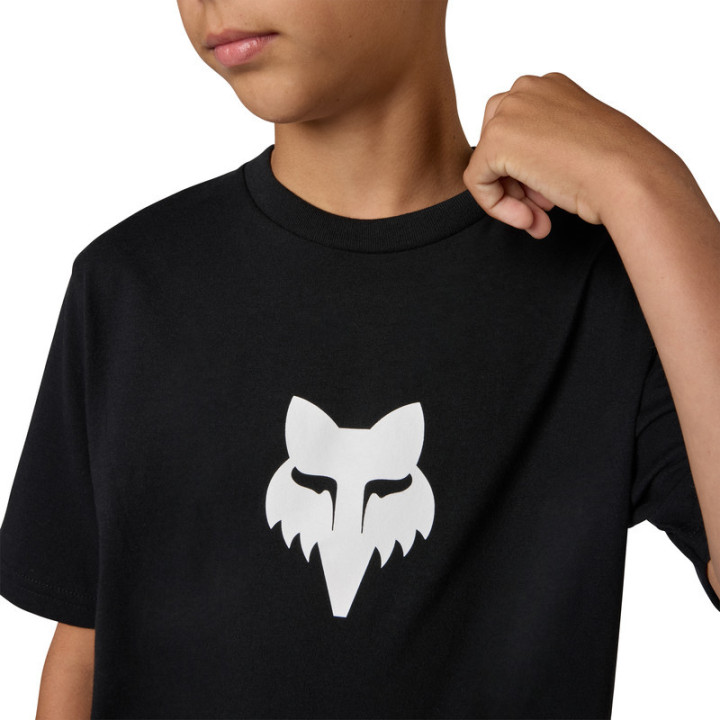 T-SHIRT JUNIOR FOX HEAD ULTRA BLACK