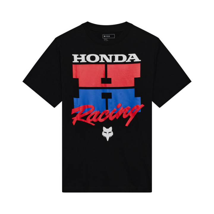 T-SHIRT FOX HONDA MIDWEIGHT BLACK