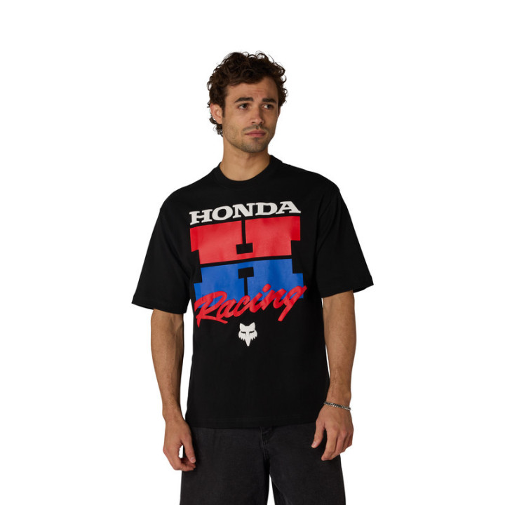 T-SHIRT FOX HONDA MIDWEIGHT BLACK