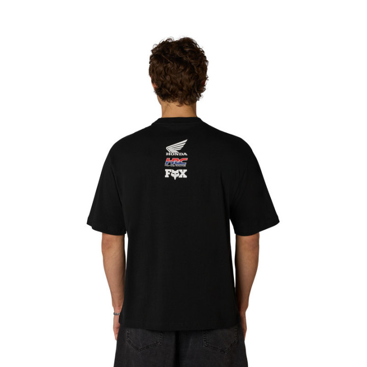 T-SHIRT FOX HONDA MIDWEIGHT BLACK