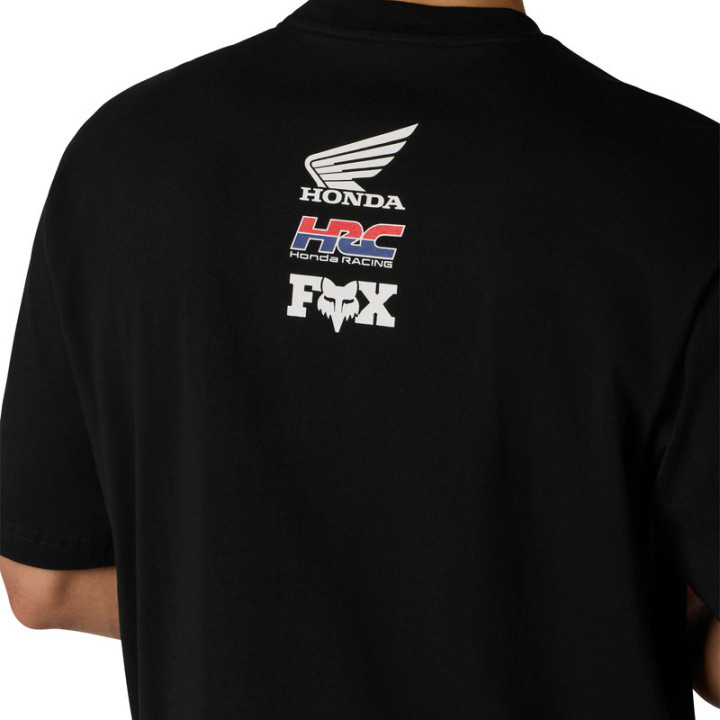 T-SHIRT FOX HONDA MIDWEIGHT BLACK
