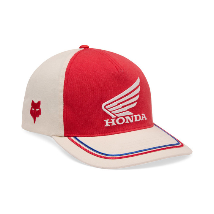 CZAPKA Z DASZKIEM DAMSKA FOX HONDA OFF WHITE OS