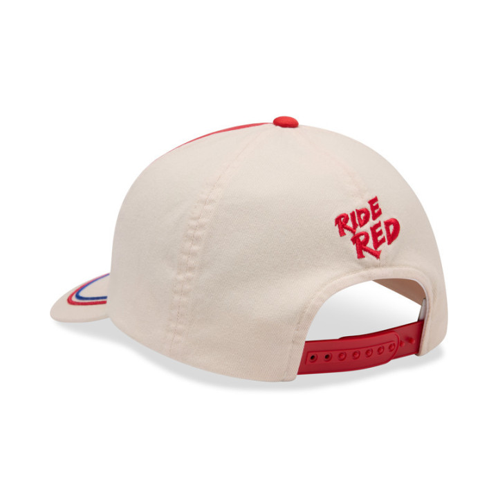 CZAPKA Z DASZKIEM DAMSKA FOX HONDA OFF WHITE OS