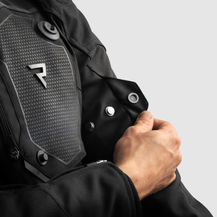 KURTKA MOTOCYKLOWA TEKSTYLNA REBELHORN BORG 2 BLACK