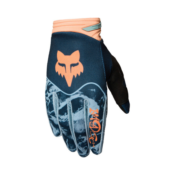 RĘKAWICE MOTOCYKLOWE FOX 180 IMAGE PRINT GALAXY BLUE