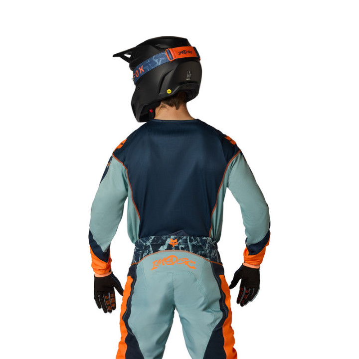 BLUZA MOTOCYKLOWA FOX 180 IMAGE PRINT ARCTIC BLUE