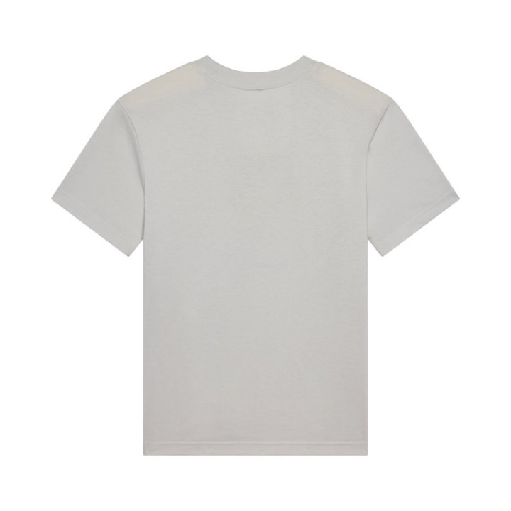 T-SHIRT DAMSKI FOX IMAGE PRINT LIGHT GREY