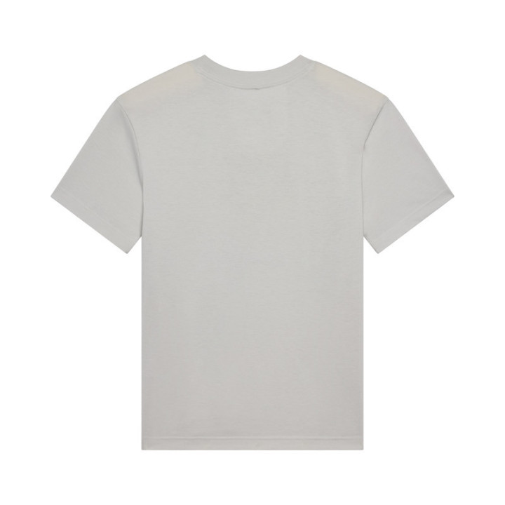 T-SHIRT DAMSKI FOX IMAGE PRINT LIGHT GREY