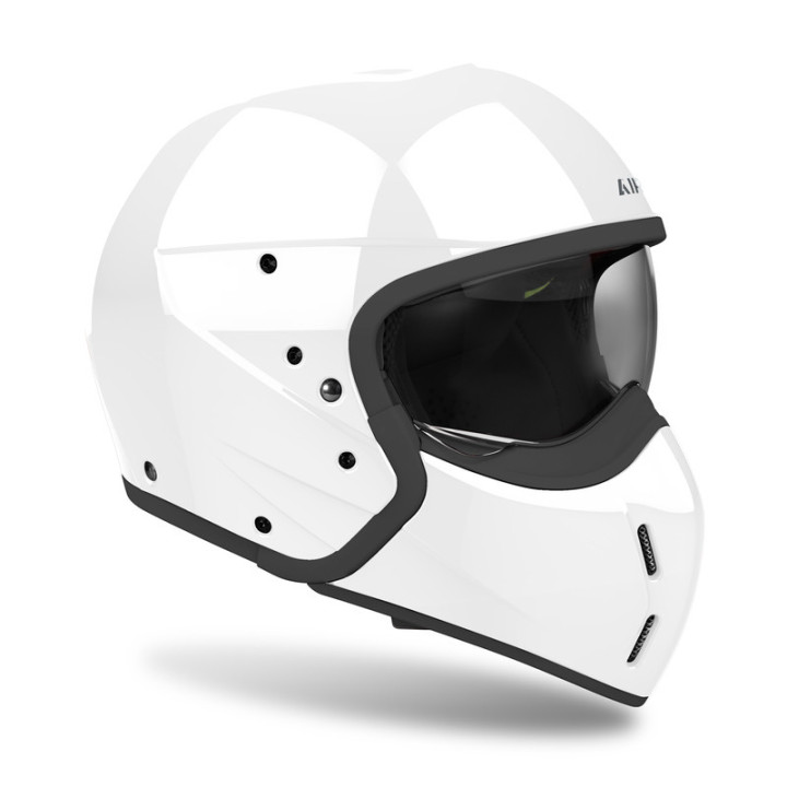 KASK MOTOCYKLOWY AIROH J110 COLOR WHITE GLOSS