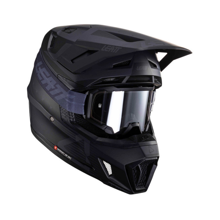 KASK MOTOCYKLOWY Z GOGLAMI LEATT KIT MOTO 7.5 STEALTH XL