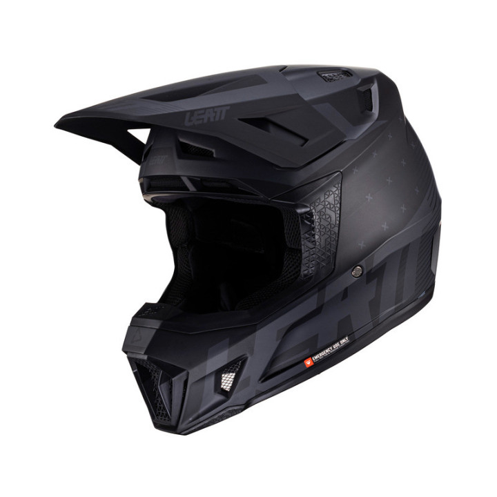 KASK MOTOCYKLOWY Z GOGLAMI LEATT KIT MOTO 7.5 STEALTH XL