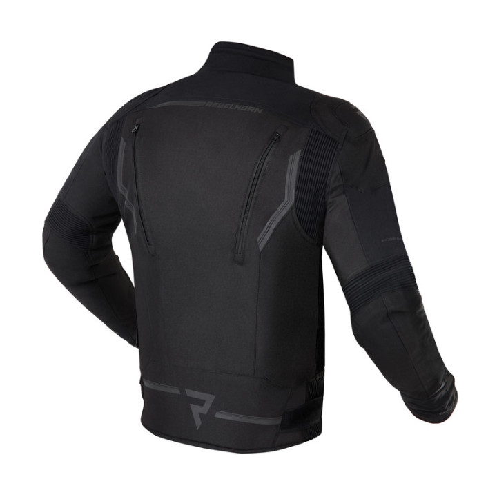 KURTKA MOTOCYKLOWA TEKSTYLNA REBELHORN BORG BLACK XS