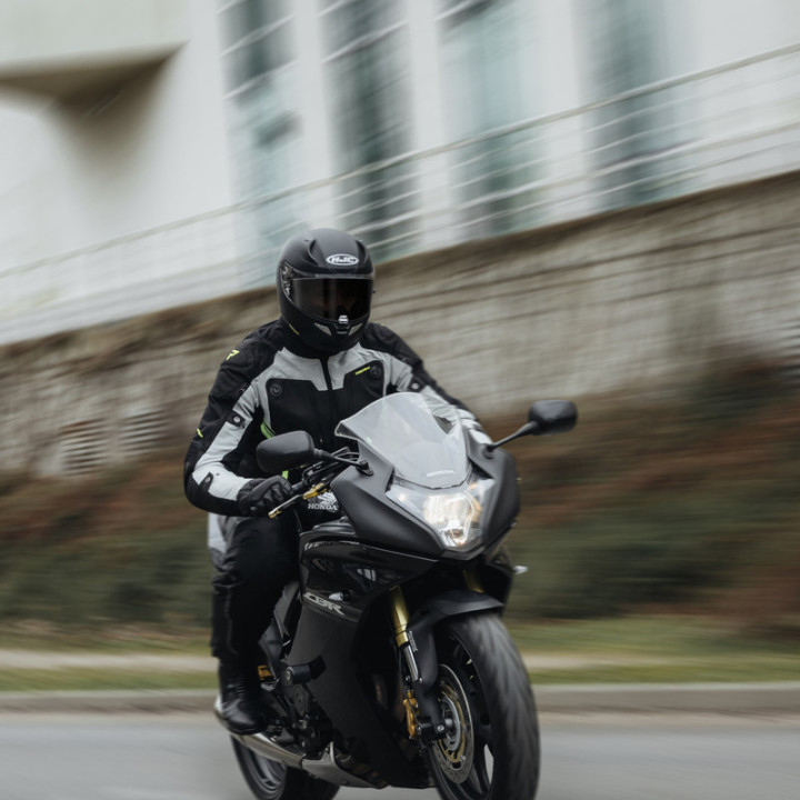 KURTKA MOTOCYKLOWA TEKSTYLNA REBELHORN BORG BLACK