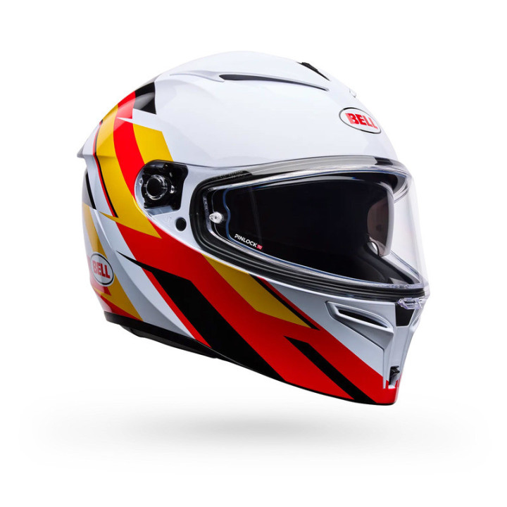 KASK MOTOCYKLOWY BELL LITHIUM NOVA WHITE RED
