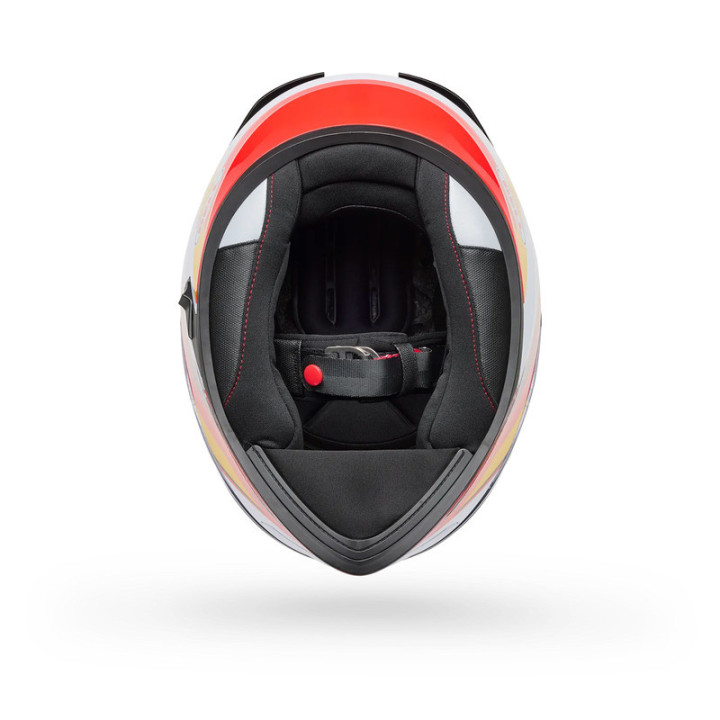 KASK MOTOCYKLOWY BELL LITHIUM NOVA WHITE RED