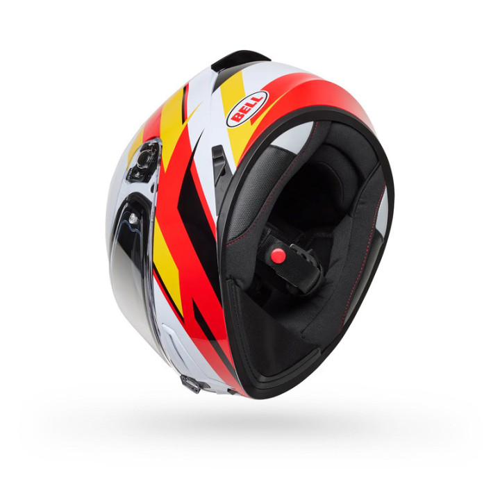 KASK MOTOCYKLOWY BELL LITHIUM NOVA WHITE RED