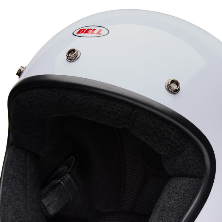KASK MOTOCYKLOWY BELL MAGNUM SOLID WHITE