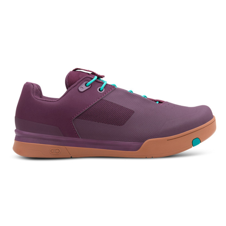 BUTY CRANKBROTHERS MALLET LACE PURPLE TEAL BLUE - GUM OUTSOLE