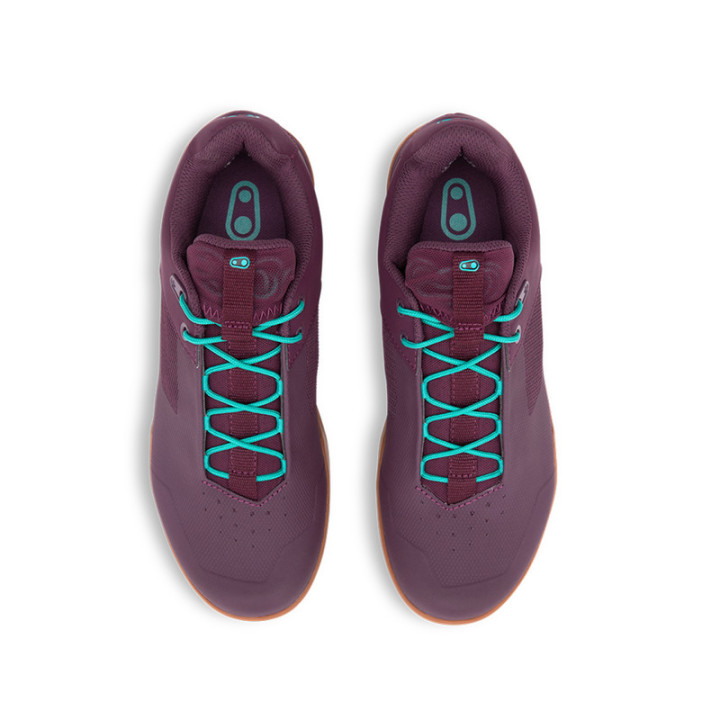 BUTY CRANKBROTHERS MALLET LACE PURPLE TEAL BLUE - GUM OUTSOLE