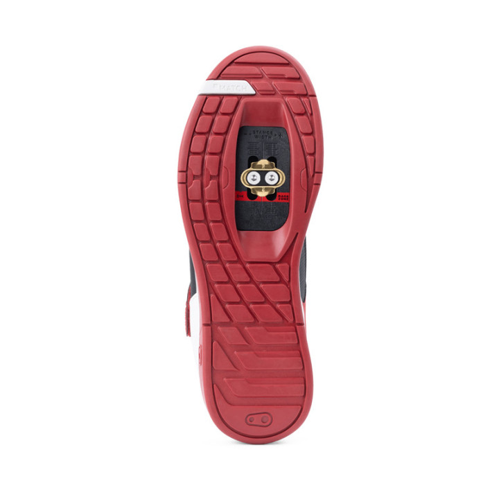 BUTY CRANKBROTHERS MALLET SPEEDLACE RED BLACK WHITE - RED OUTSOLE