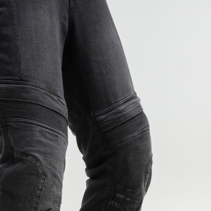 JEANSY MOTOCYKLOWE BROGER MAVERICK WASHED BLACK