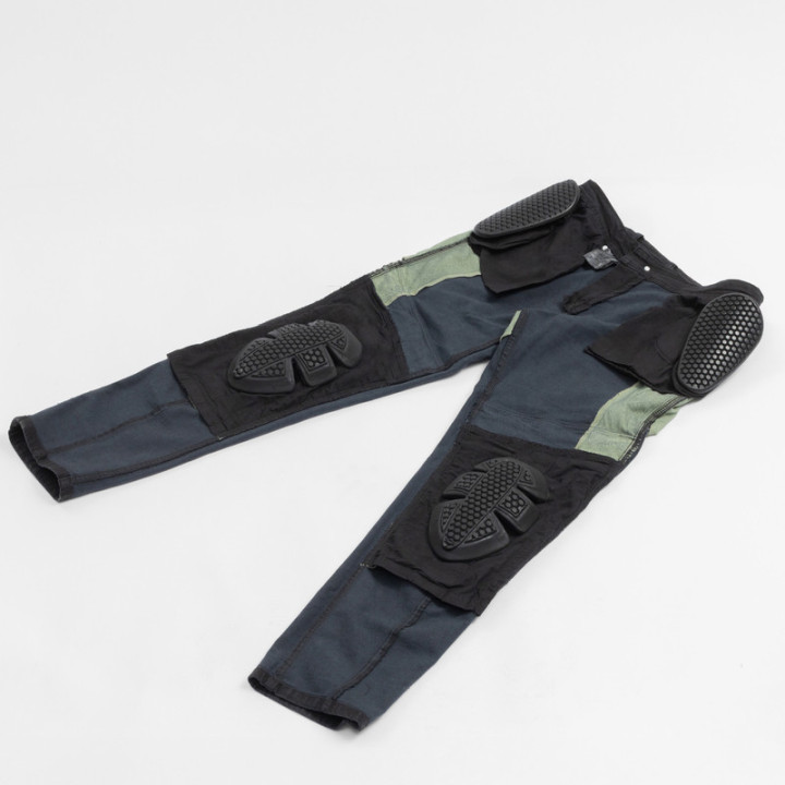 JEANSY MOTOCYKLOWE BROGER MAVERICK WASHED BLACK