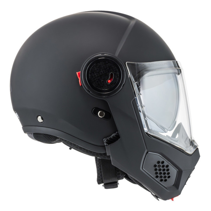 KASK MOTOCYKLOWY NZI MINIMOD DUO MATT BLACK