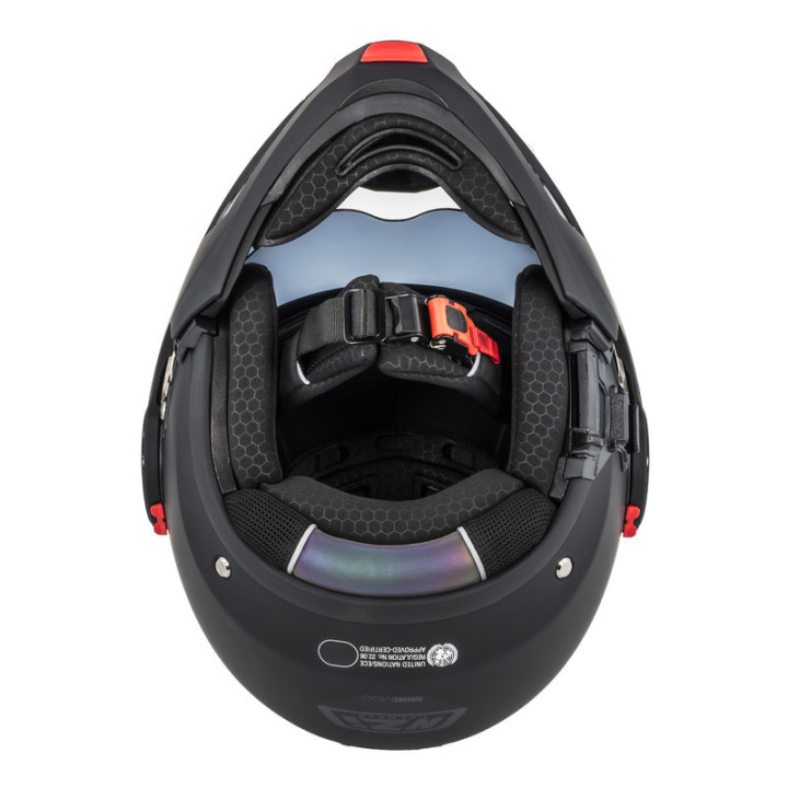 KASK MOTOCYKLOWY NZI MINIMOD DUO MATT BLACK