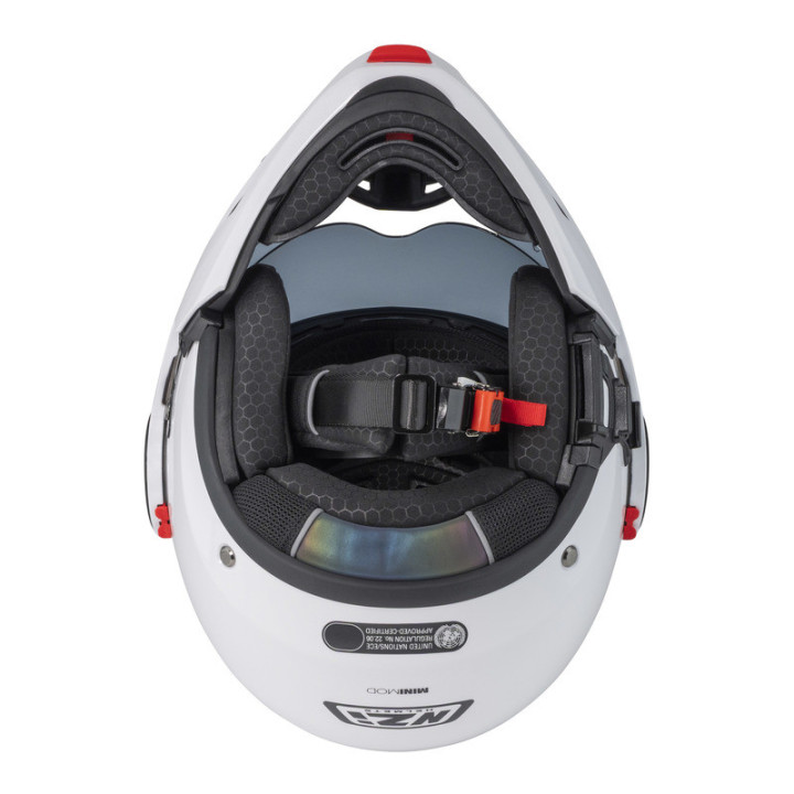 KASK MOTOCYKLOWY NZI MINIMOD DUO PEARL WHITE