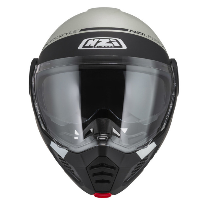 KASK MOTOCYKLOWY NZI MINIMOD DUO INVOLT GREYBLACK GREY MATT