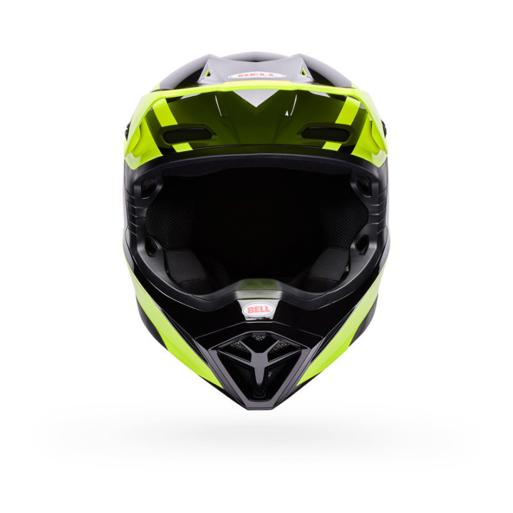 KASK MOTOCYKLOWY BELL MX-10 MIPS TALON YELLOW BLACK