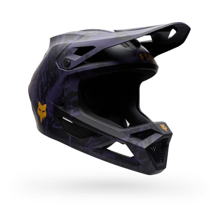 KASK ROWEROWY JUNIOR FOX RAMPAGE IMG PRINT PLUM YS