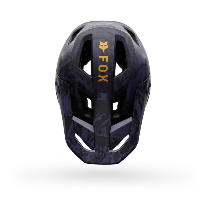 KASK ROWEROWY JUNIOR FOX RAMPAGE IMG PRINT PLUM YS