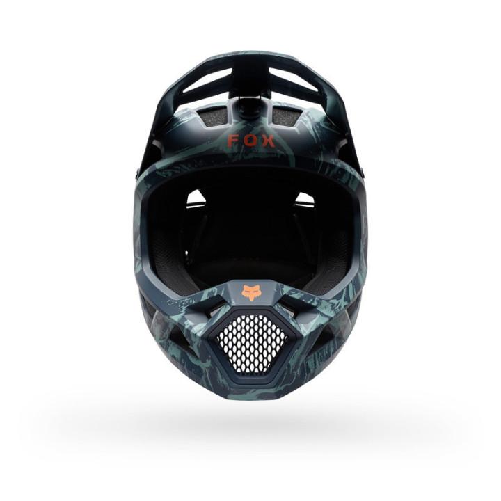 KASK ROWEROWY JUNIOR FOX RAMPAGE IMG PRINT ARCTIC BLUE YS