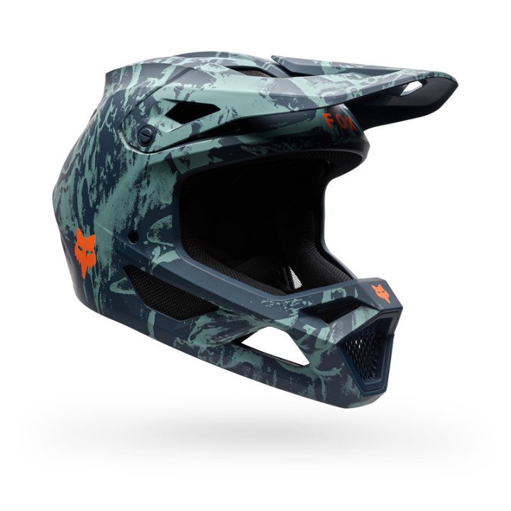 KASK ROWEROWY FOX RAMPAGE IMG PRINT ARCTIC BLUE