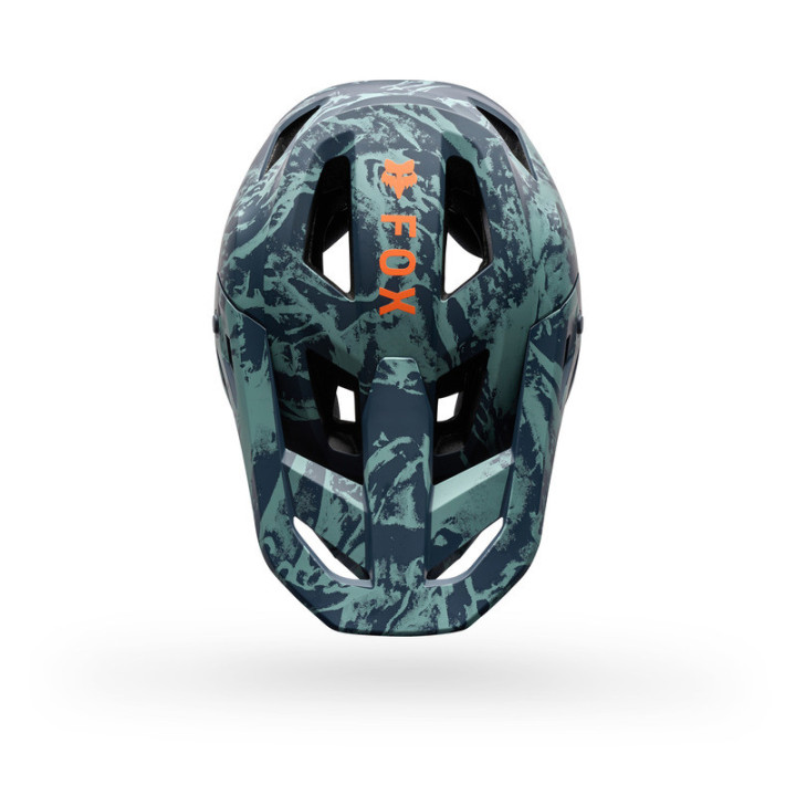 KASK ROWEROWY FOX RAMPAGE IMG PRINT ARCTIC BLUE