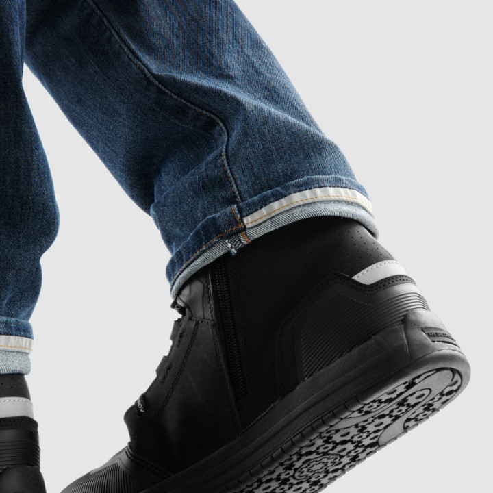 JEANSY MOTOCYKLOWE REBELHORN BRONCO WASHED BLUE MONOLAYER