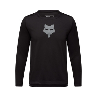 KOSZULKA ROWEROWA Z DŁUGIM RĘKAWEM JUNIOR FOX RANGER HEAD