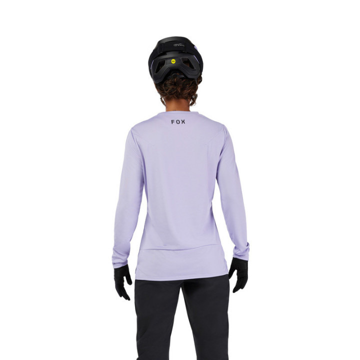 KOSZULKA ROWEROWA Z DŁUGIM RĘKAWEM DAMSKA FOX RANGER HEAD LILAC XL
