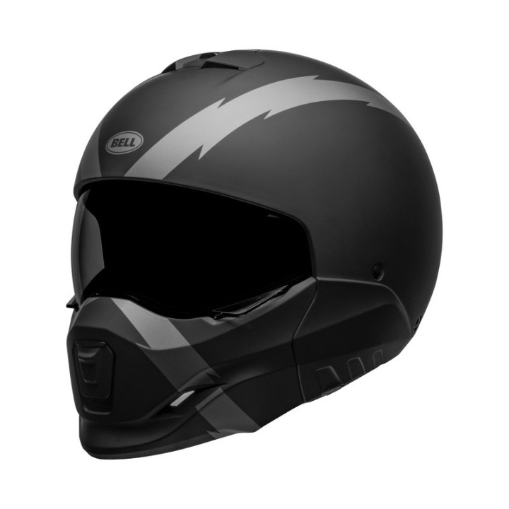 KASK MOTOCYKLOWY BELL BROOZER ARC MATTE BLACK GREY