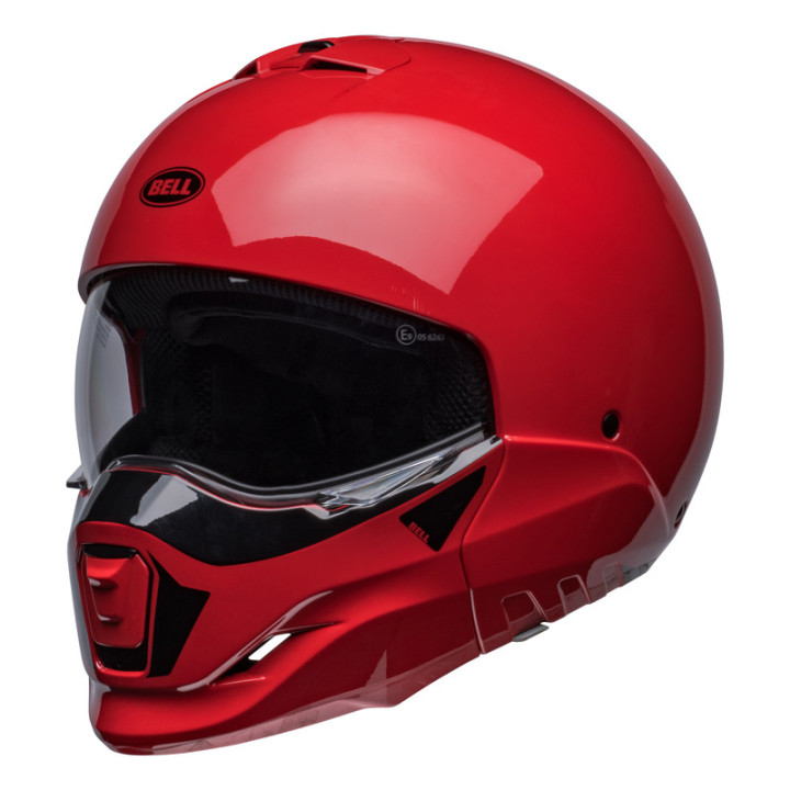 KASK MOTOCYKLOWY BELL BROOZER DUPLET RED L