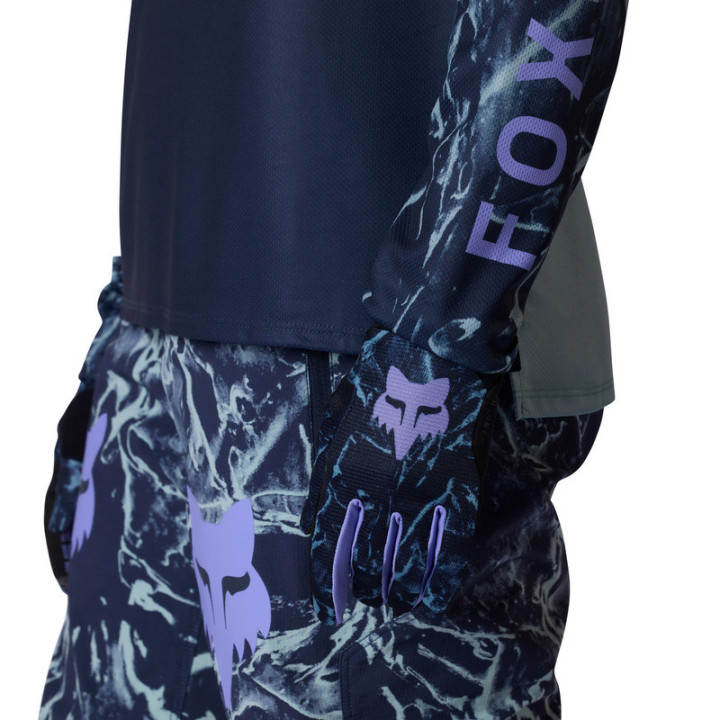 KOSZULKA ROWEROWA Z DŁUGIM RĘKAWEM DAMSKA FOX RANGER IMG PRINT ARCTIC BLUE S