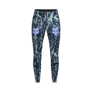 SPODNIE ROWEROWE DAMSKIE FOX RANGER IMAGE PRINT ARCTIC BLUE
