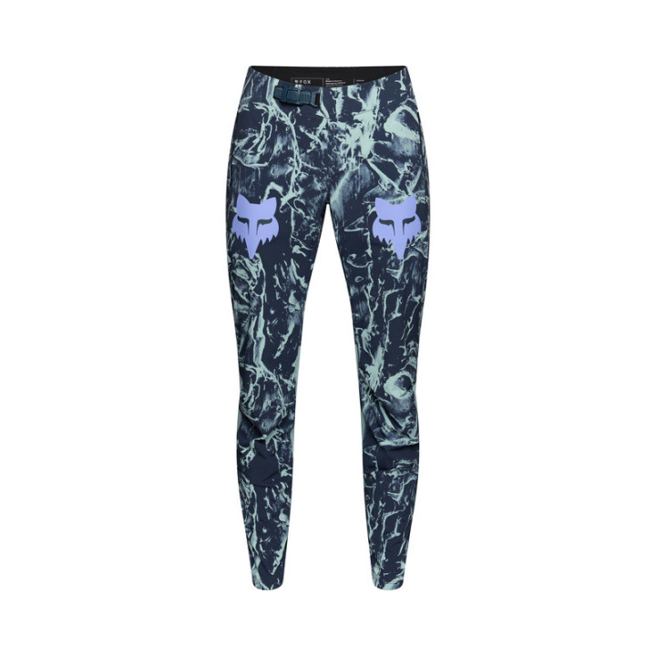 SPODNIE ROWEROWE DAMSKIE FOX RANGER IMAGE PRINT ARCTIC BLUE