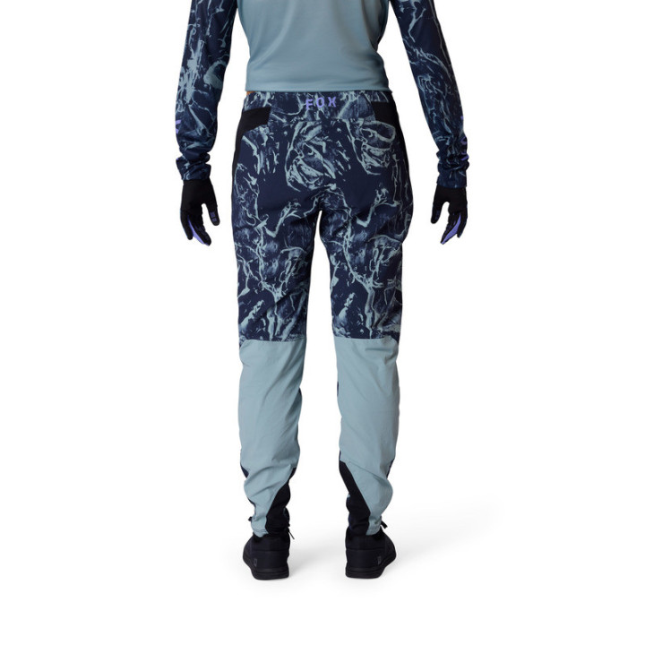 SPODNIE ROWEROWE DAMSKIE FOX RANGER IMAGE PRINT ARCTIC BLUE