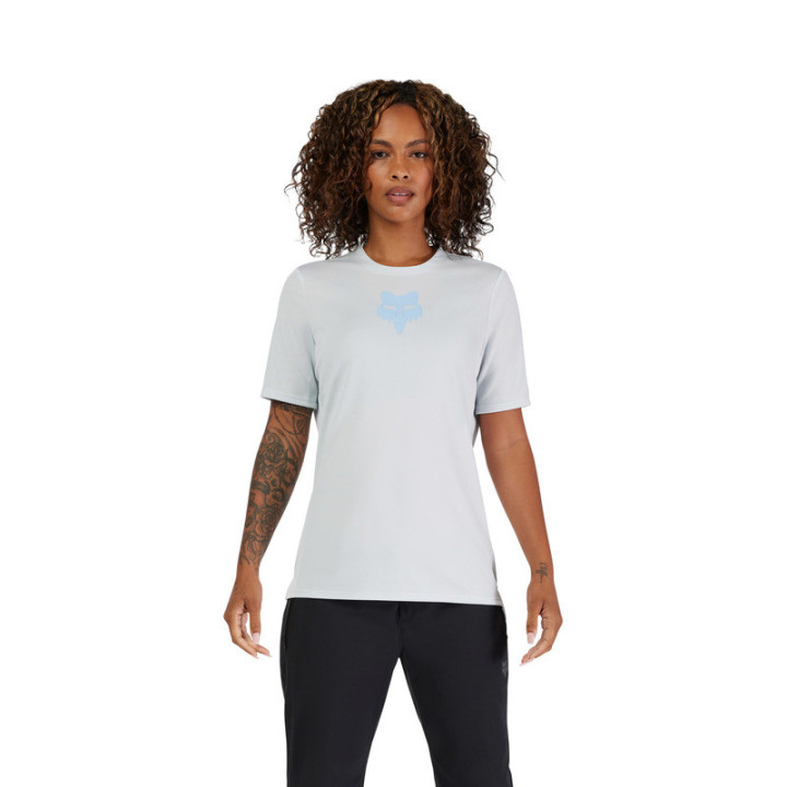 KOSZULKA ROWEROWA DAMSKA FOX RANGER HEAD PALE BLUE M