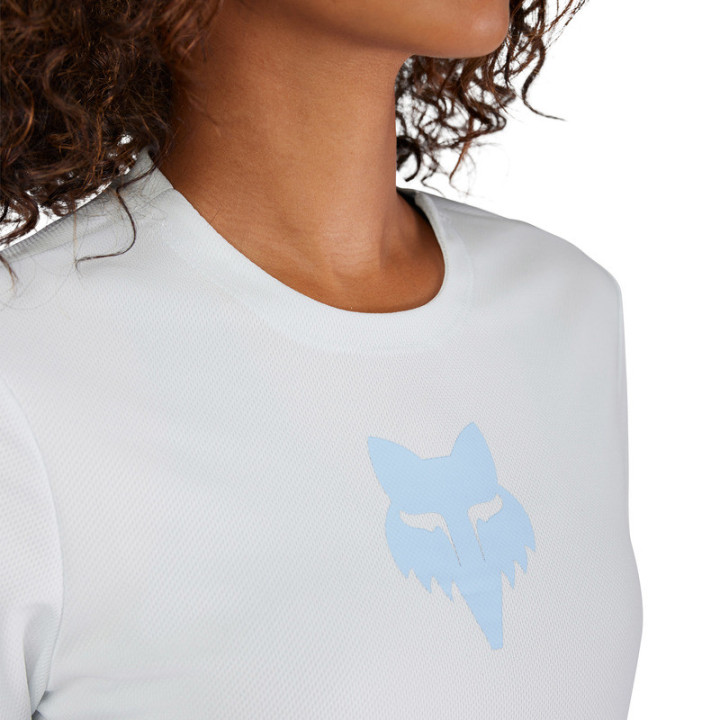 KOSZULKA ROWEROWA DAMSKA FOX RANGER HEAD PALE BLUE M