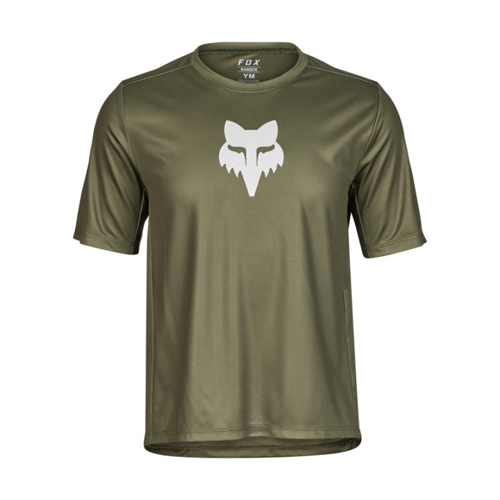 KOSZULKA ROWEROWA JUNIOR FOX RANGER OLIVE GREEN YM