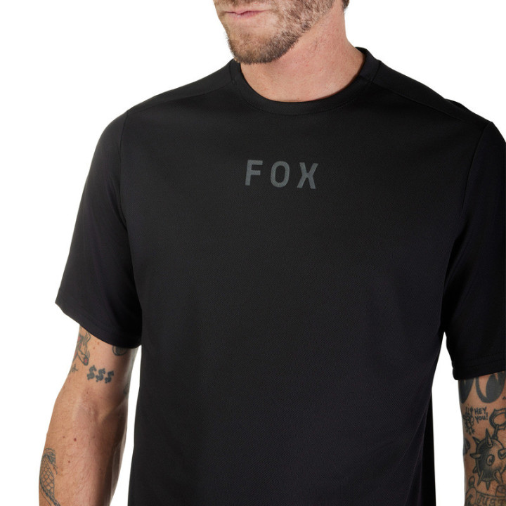 KOSZULKA ROWEROWA FOX RANGER WORDMARK BLACK