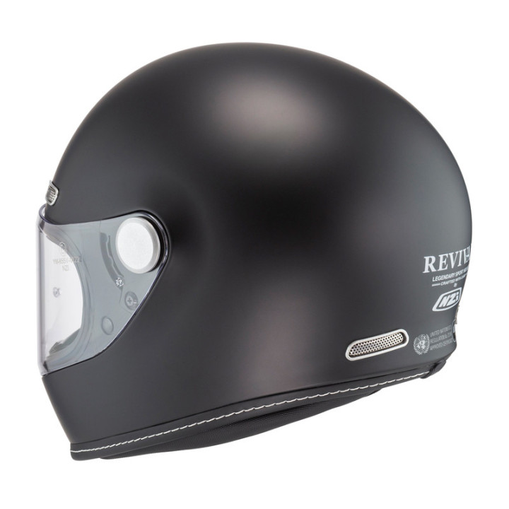 KASK MOTOCYKLOWY NZI REVIVAL MATT BLACK